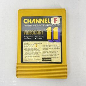 Fairchild Channel F Videocart 11 - Backgammon/Acey-Deucey/Both 2-Player Untested